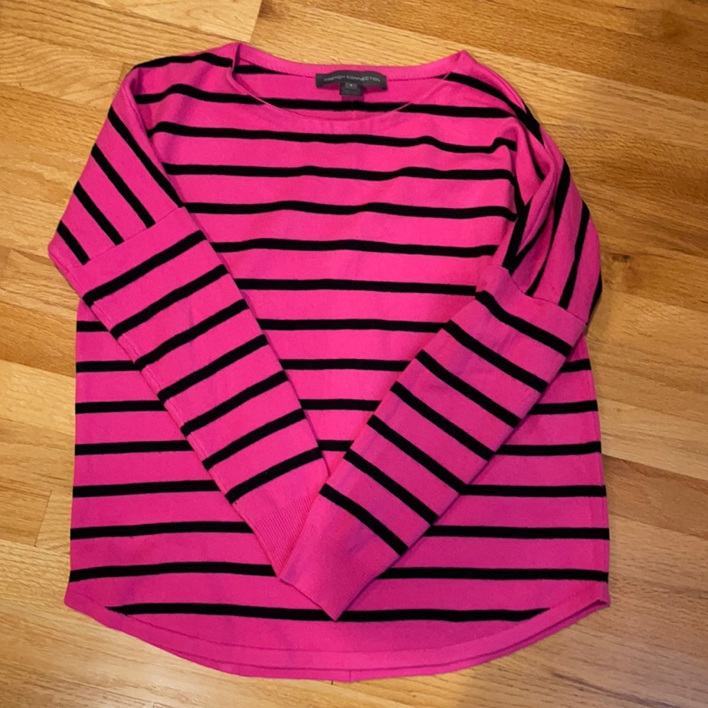 Super soft black and pink jumper